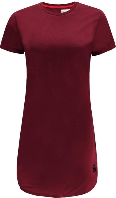 Re-Born Lang Sport T-shirt Kapmouw Dames - Burgundy - Maat S