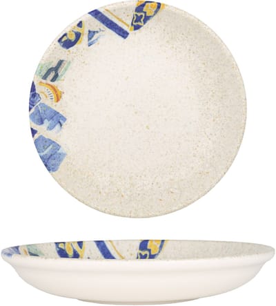 Kütahya Porselen Diepbord - Serenita - Porselein - 21 cm (700cc) - set van 6