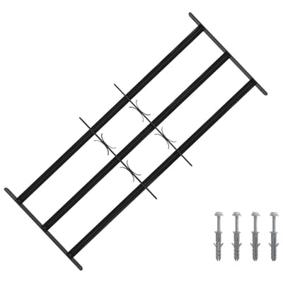 vidaXL - Raam - Beveiligings - Grille - 116 - x - 45 - cm - Gegalvaniseerd - staal
