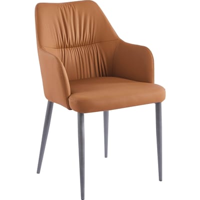 Hearthome & Living - Set 2 eetkamerstoelen Merit - Camel - 64x55x88cm (LxBxH) - Draagvermogen 150KG