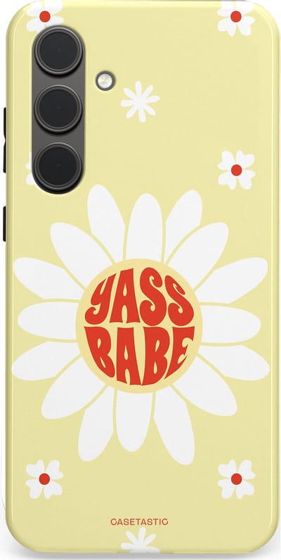 Casetastic Hoesje Geschikt voor Samsung S24 Plus - Stijlvolle Beschermende Duo-layer Case - Yass babe