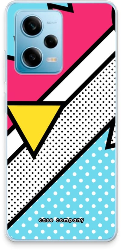 Case Company® - Hoesje geschikt voor Xiaomi Redmi Note 12 Pro 5G hoesje - Pop Art #3 - Soft Cover Telefoonhoesje - Bescherming aan alle Kanten en Schermrand