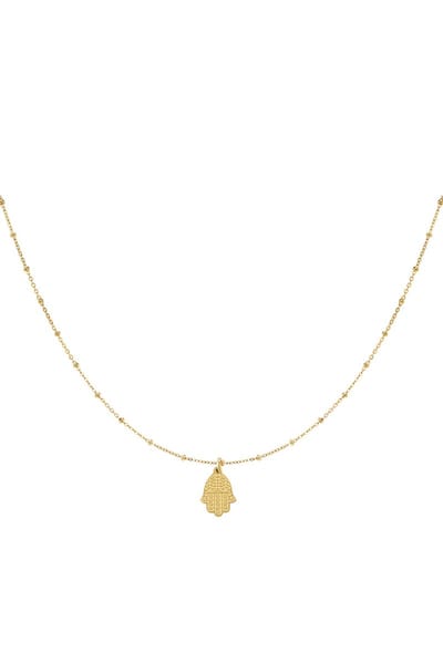 Bijoutheek Collier Fatima Goud