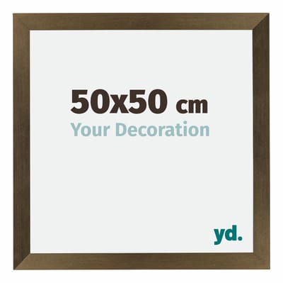 Your Decoration - Puzzellijst 50x50 cm - Brons Decor - Puzzellijst 500-1000 stukjes - MDF Fotolijst - Mura