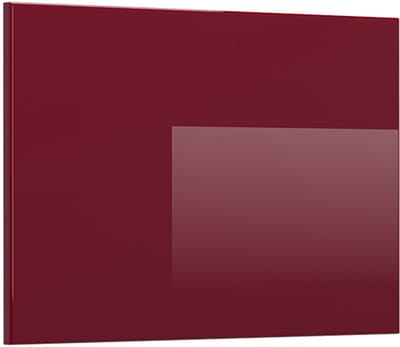 Vicco R-Line Keukenfront – 59.6 x 36 cm meubelfront voor de ondiepe hangkast Rode hoogglans