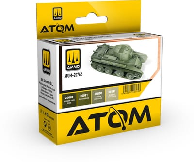 AMMO by Mig Jimenez Hobbyverf Acrylverf - MIG 20762 ATOM - Sovjet Voertuigen 4BO Modulatieset - Acryl Set 4x20ml Verf set - 4x 20 ml