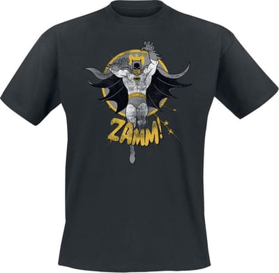 Batman Zamm! T-shirt zwart XL Katoen Heren - Fan merch, Film, TV-series