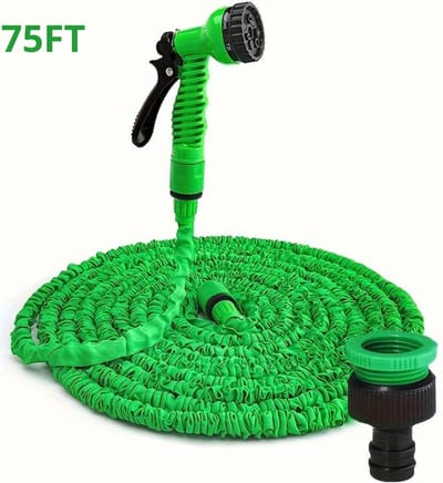 Nivard Tuinslang Flexibel - Tuinslangen - Haspel - Spuitpistool - 22.5 Meter - Groen