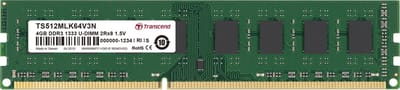 Transcend TS512MLK64V3N geheugenmodule 4 GB 2 x 8 GB DDR3