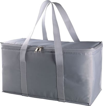 Quadra Grote koeltas - grijs - 17 liter - 39 x 22 x 19 cm - Koeltassen voor onderweg - op het strand