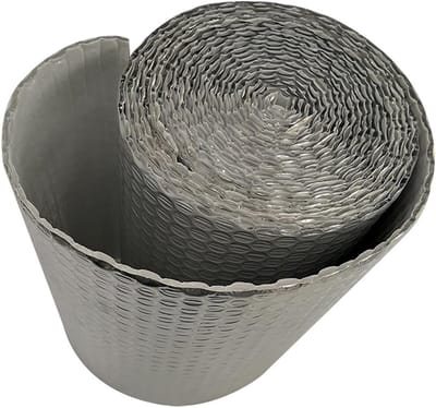Isolatie folie - Hitte reflectie - Energie besparen - Zelfklevend - Zilver