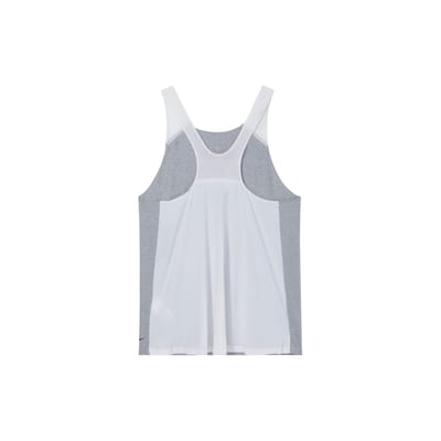 Nike Logo Print Slim Fit Sport Tanktop Dames Tops Grijs 862775-012 XL white
