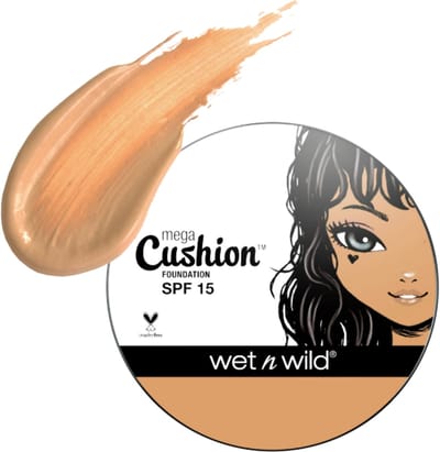 Wet 'n Wild MegaCushion Liquid Foundation - 119A Buff Beige - VEGAN - SPF15 - 15 g