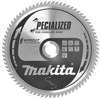 Makita E-12273 E-12273 Cirkelzaagblad 260 x 30 x 2.15 mm Aantal tanden: 75 1 stuk(s)