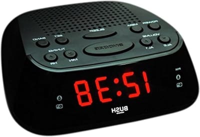 Wekker Radio - Klokradio Digitaal - Wakker Worden - Dubbele Functionaliteit - 128 cm - Zwart