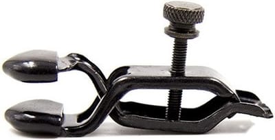 Nooitmeersaai - Metalen tepelklemmen met schroef - zwart