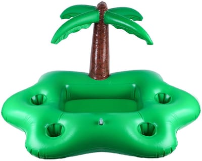 Dailygoods- Opblaasbare Koeler Grote Capaciteit - Opblaasbare Kokosnootboom - Strand - Zwembad - Feest - Ideaal voor Verfrissing