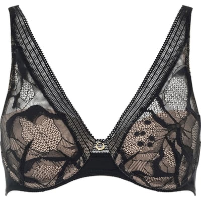 Chantelle Co Bra Tshirt Plunge Spacer Black Maat: B70 | BH's Outlet | Dames | Zwart