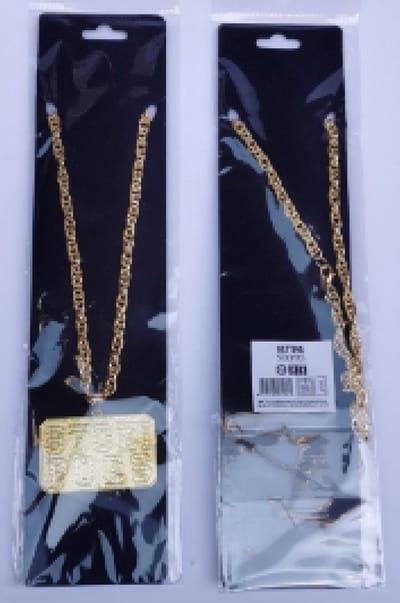 Ketting Stoeipoes - Goud - Foute party
