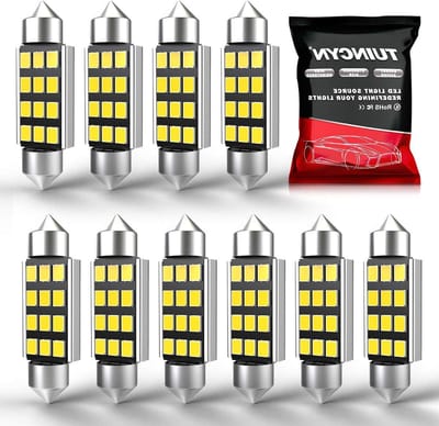 LED Interieurverlichting Auto - Dome Lampen - Auto Verlichten - Canbus Foutloos - 42 mm - Wit