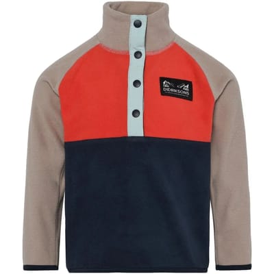Didriksons Monte, fleecetrui, junior, oranje