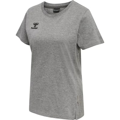 Hummel sportshirt voor dames Hmlmove Grid katoenen T-shirt met korte mouwen Wom 214793