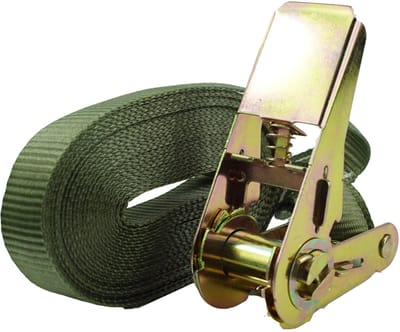 Professionele ratel spanband Spanband 1-delig 6m 0,8t 0,8tot 800 kg TÜV/GS OLIV