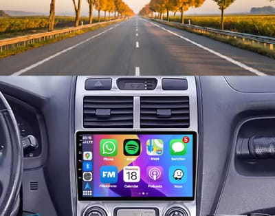 Autoradio 4/64 met Carplay en Android auto | Geschikt voor Kia Sportage 2 2004-2010 | Radio scherm met Navigatie | 2004 2005 2006 2007 2008 2009 2010