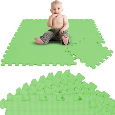 Van dag Één: 9-delige Baby Puzzel Speelmat - 30x30 EVA Schuim Kruipmat Vloermat Speeltapijt Kind