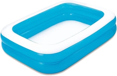 Opblaasbaar Kinderbad 2m x 1,5m - Groot Zwembad voor Buiten met 496L Waterplezier