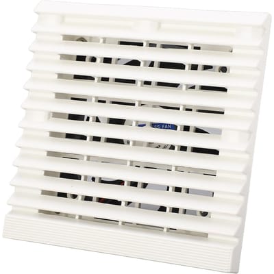 Zijuitlaat RV Ventilator met Lamellenrooster Geurverwijdering Stille Ventilator voor Camper DC 12V