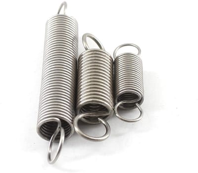 Dubbele Haak Trekveer - Kleine Veren - Onderhoudsprojecten - Goede Elasticiteit - 10 Stuks - Zilverkleurig