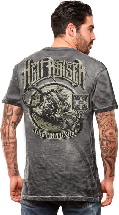 WCC West Coast Choppers T-shirt Vintage Hill Raisers Zwart