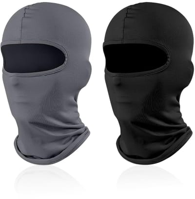 Dailygoods- Rijmasker 2 Stuks - Sportmasker - Zonnebeschermingsmasker - Luchtdicht - Elastisch - Zacht Lycra 23x40 cm - Fietsmasker