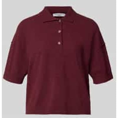 Boxy fit T-shirt van katoenmix