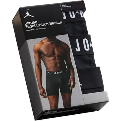 Jordan Flight Cotton Core 3pk Boxershort Boxershorts Zwart K023