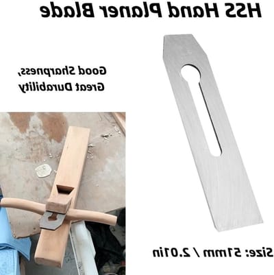 HSS Handmatige Houtfrees Mes - Hoogwaardige Houtbewerkingsgereedschappen voor Nauwkeurige Afwerking en Schaven van Hout (51 mm)