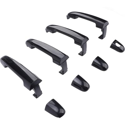 Poignées de porte extérieures 82651 3K000 Noir Ensemble de poignées de porte extérieures pour SONATA NF 2006 2010 Ensemble de 4 gray