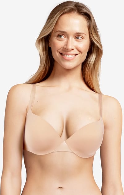 Chantelle - Push up BH - Essential Extra - Maximizer push up bh - T-shirt bh - Schijnt niet door - 70C - Zwart