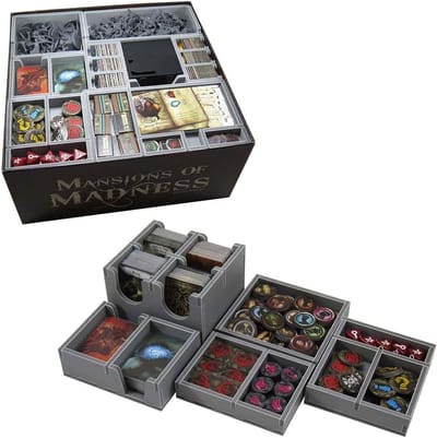 Spel Accessoires - Tafelspel Organizer - Spel Organiseren - Compact Ontwerp - 25x25cm - Meerkleurig
