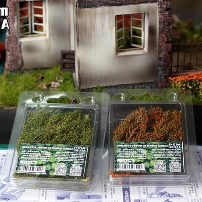 2 Pack Simulatie Lange Gras Miniatuur Statisch Gras voor DIY Model Spoorweg Landschappen, Diorama's en Miniatuurbases