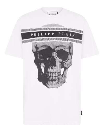 Round Neck T-Shirt Skull Logo Line