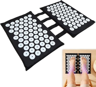 Massage Mat voor Beide Voeten 24 x 34 cm met 110 Drukpunten voor Acute Ontspanning en Pijnverlichting
