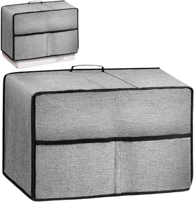 Magnetron Afdekdoek - Keukenhoes - Keuken Beschermen - Met Voorvak - 44 x 35 x 27 cm - Grijs