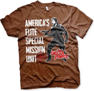 The Delta Force Heren Tshirt -S- America's Elite Special Mission Unit Bruin
