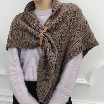 Luxe Gebreide Sjaal Dames Kasjmier Poncho Bufanda Pashmina Dames Sjaals Zachte Designer Wraps Warme Reis Winddichte Poncho gray