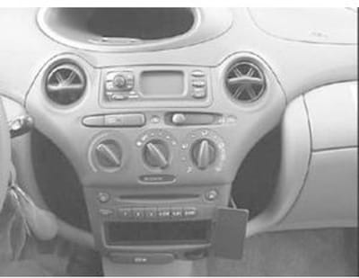 Brodit ProClip houder geschikt voor Toyota Yaris/ Yaris Verso 1999-2005 Angled mount
