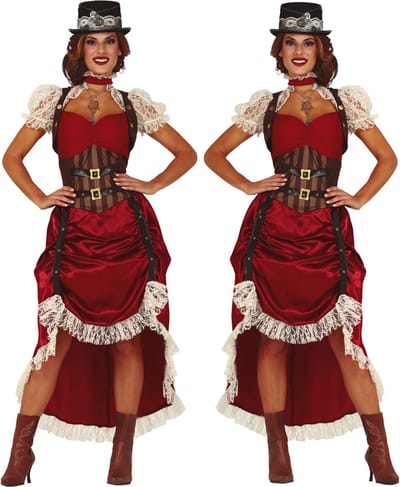 Steampunk kostuum dames.