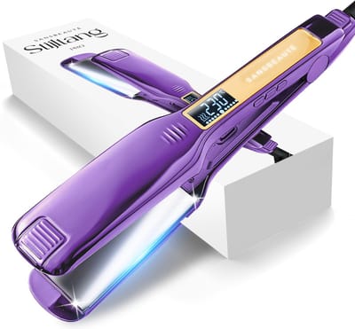 Sansbeauté® Professionele Stijltang - 2 in 1 - Krultang - Stijltangen - Hair Straightener - Snel Opgewarmd - 80℃ t/m 230℃ - Steilen & Krullen - Hot Comb - Haartang - Haar stijltang - Lisseur Cheveux - ION technologie