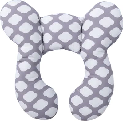 KimDo - Baby Maxi Cosi Steun Kussen - Wolken - Neksteun voor Baby's - Steunkussen voor Reiswieg - MaxiCosi Steunkussen - Slaapkussen - Babystoel Nek Steun - Slaapkussen